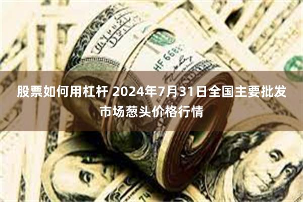 股票如何用杠杆 2024年7月31日全国主要批发市场葱头价格行情