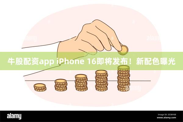 牛股配资app iPhone 16即将发布！新配色曝光